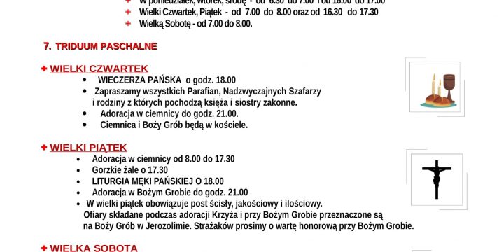 Ogłoszenia Duszpasterskie 13.04.2025