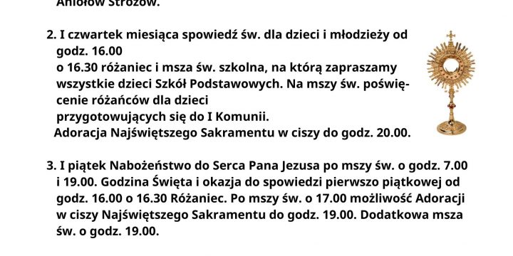 Ogłoszenia Duszpasterskie 27.09.2026